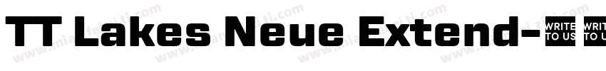 TT Lakes Neue Extend字体转换